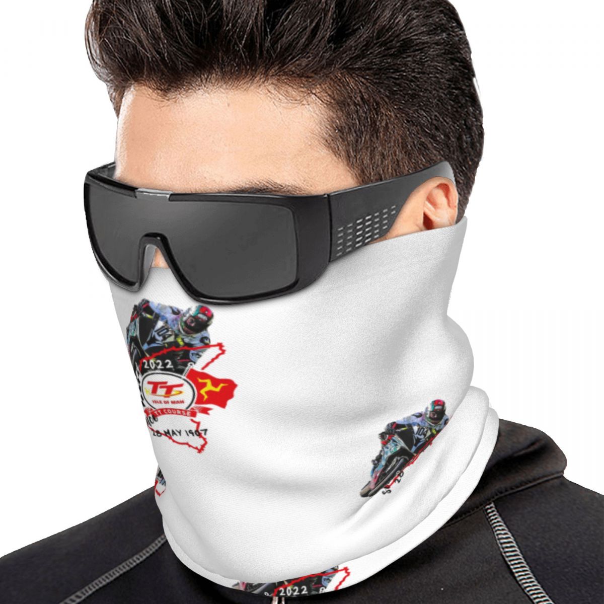 Neck Gaiter Face Cover - Isle Of Man TT Races Multifunktionales