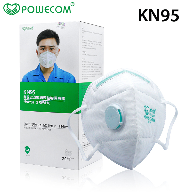 Kn95 Respirator Mask - 30 Teile/schachtel POWECOM Schutzhülle KN95 Mund