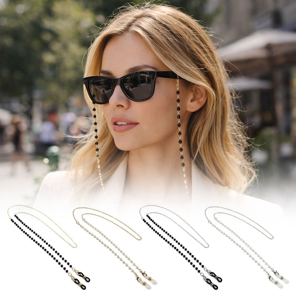 Modische Blumenperlen-Brillenk – Mask Chain Holder Bewertung und Preis