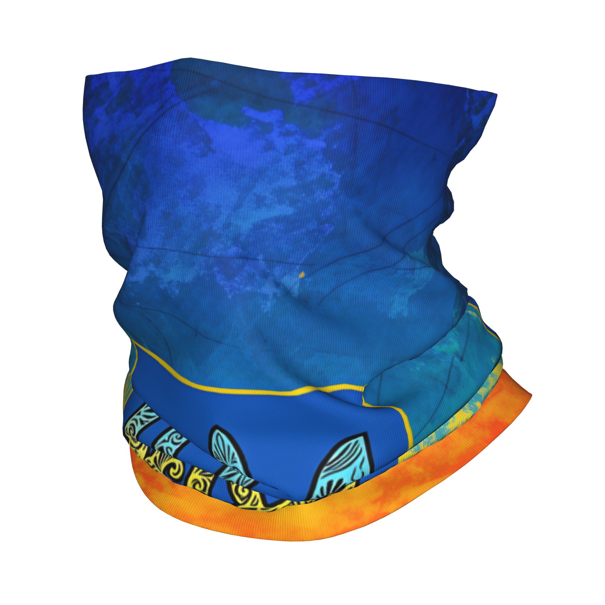 Ukrainisches Tricolor-Emblem B – Neck Gaiter Face Cover Bewertung und Preis
