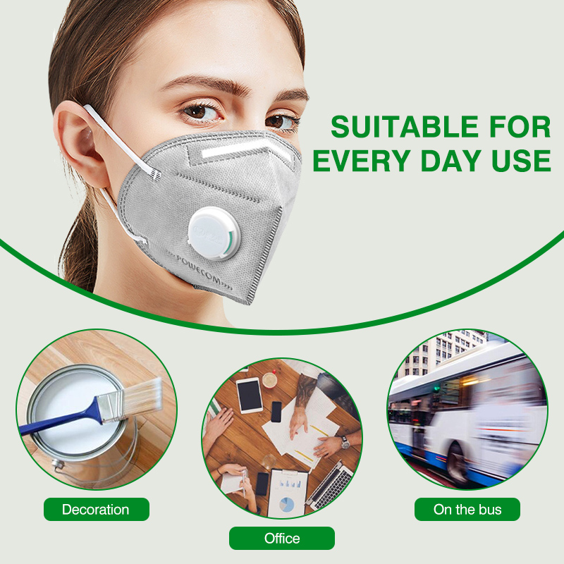 POWECOM KN95 Masken Aktivkohle – Kn95 Respirator Mask Bewertung und Preis